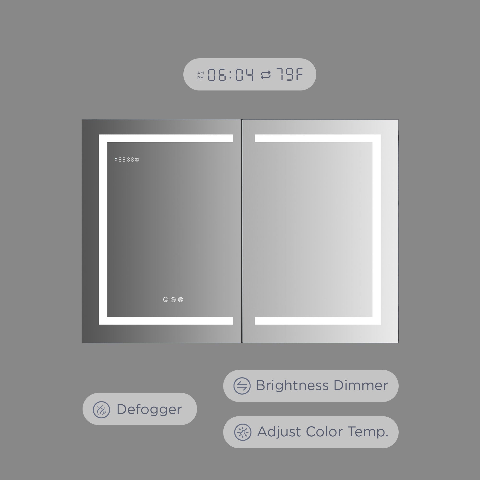 Asta Led Medicine Cabinet MCL2