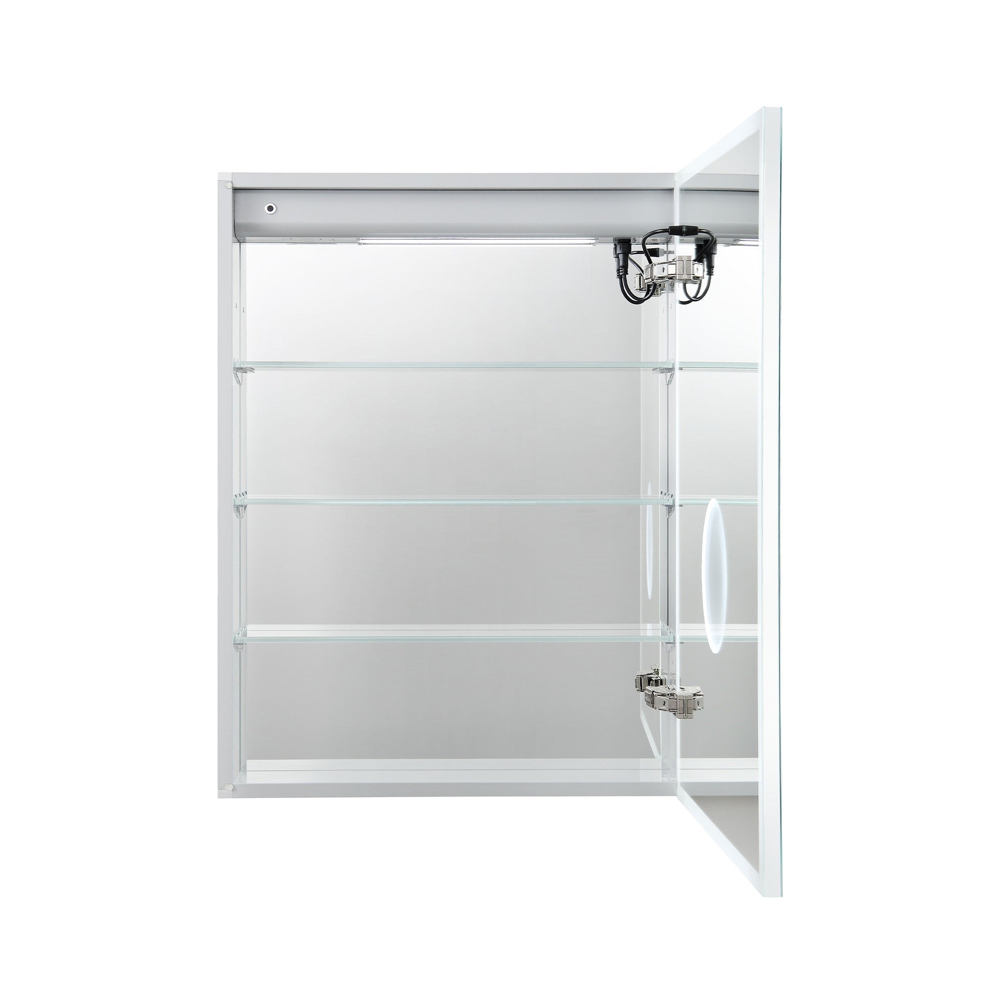Sirius LED Medicine Cabinet with Clock MCL3