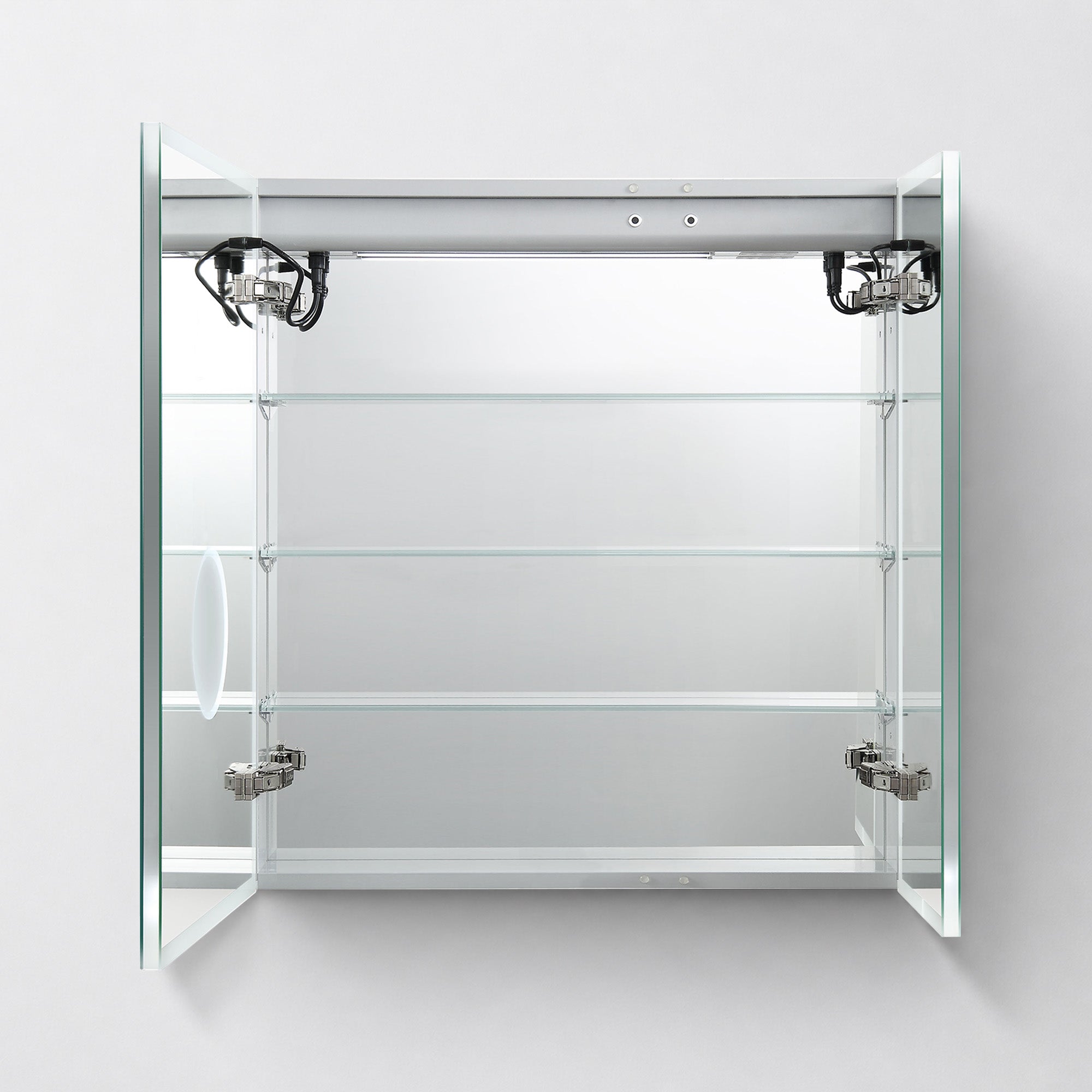 Sirius LED Medicine Cabinet with Clock MCL3