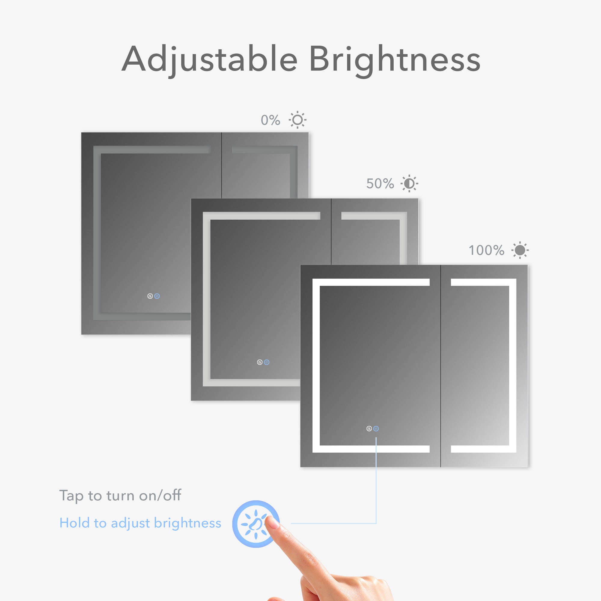 Vega LED Medicine Cabinet MCL4
