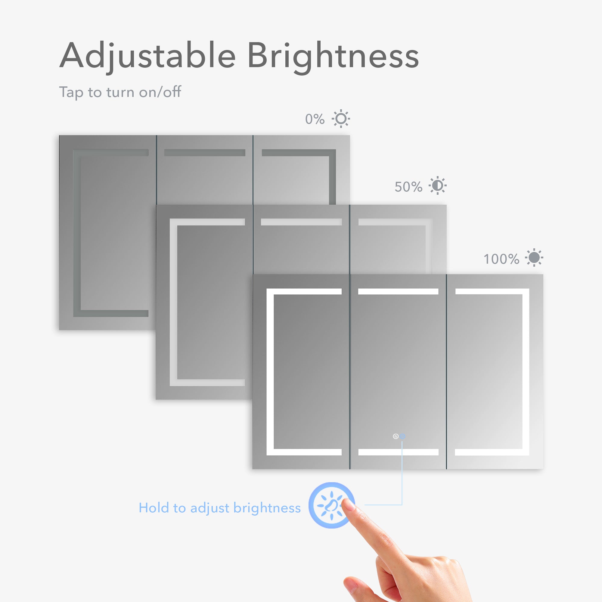 Vega LED Medicine Cabinet MCL4