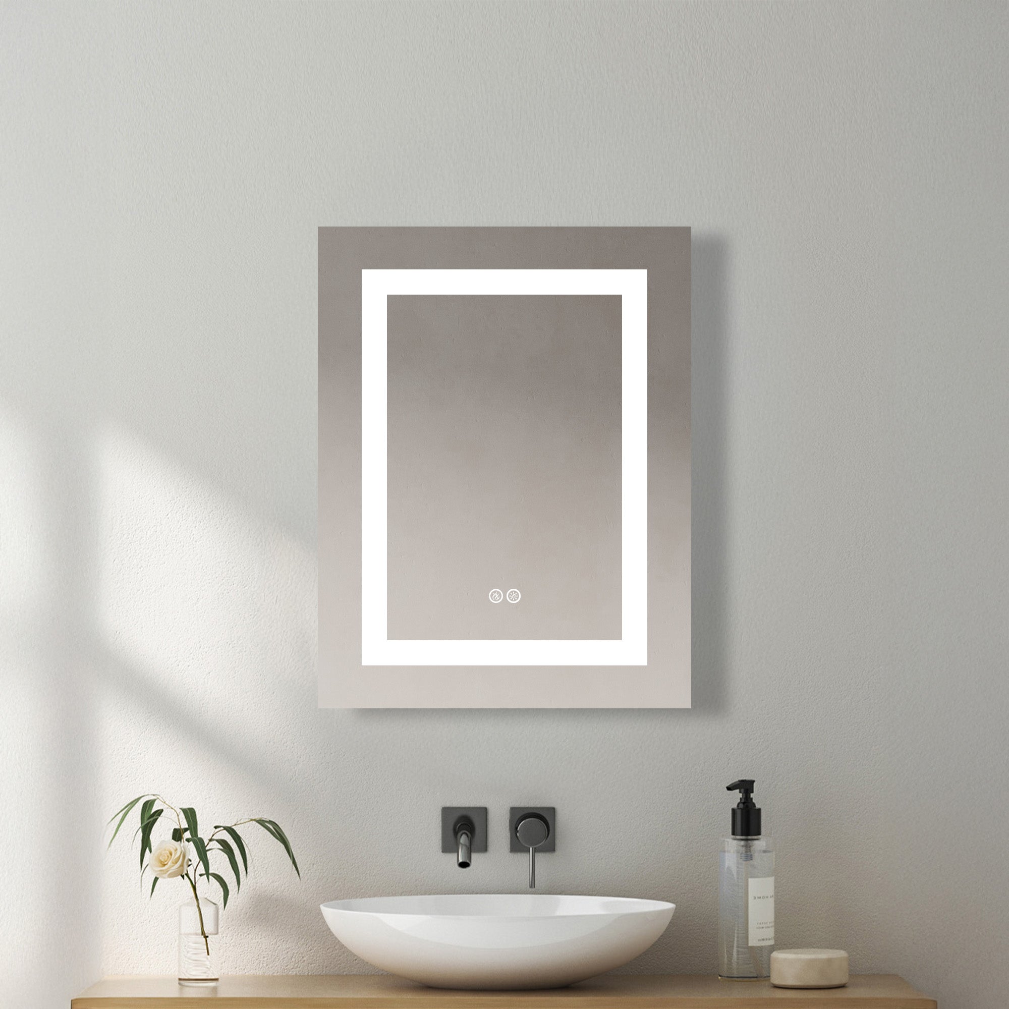 ED Medicine Cabinet – ETL Certified, Anti-Fog Mirror with