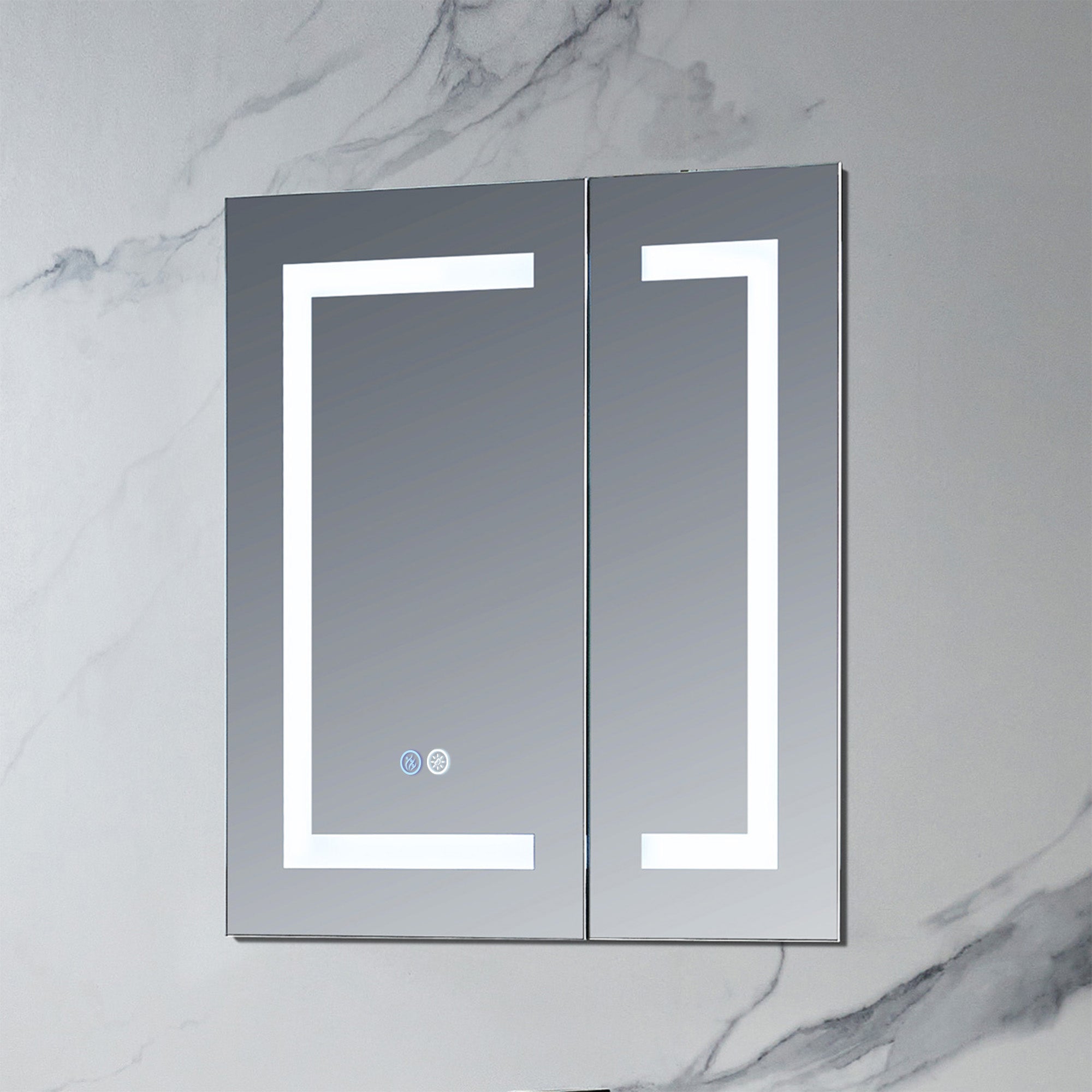 ED Medicine Cabinet – ETL Certified, Anti-Fog Mirror with