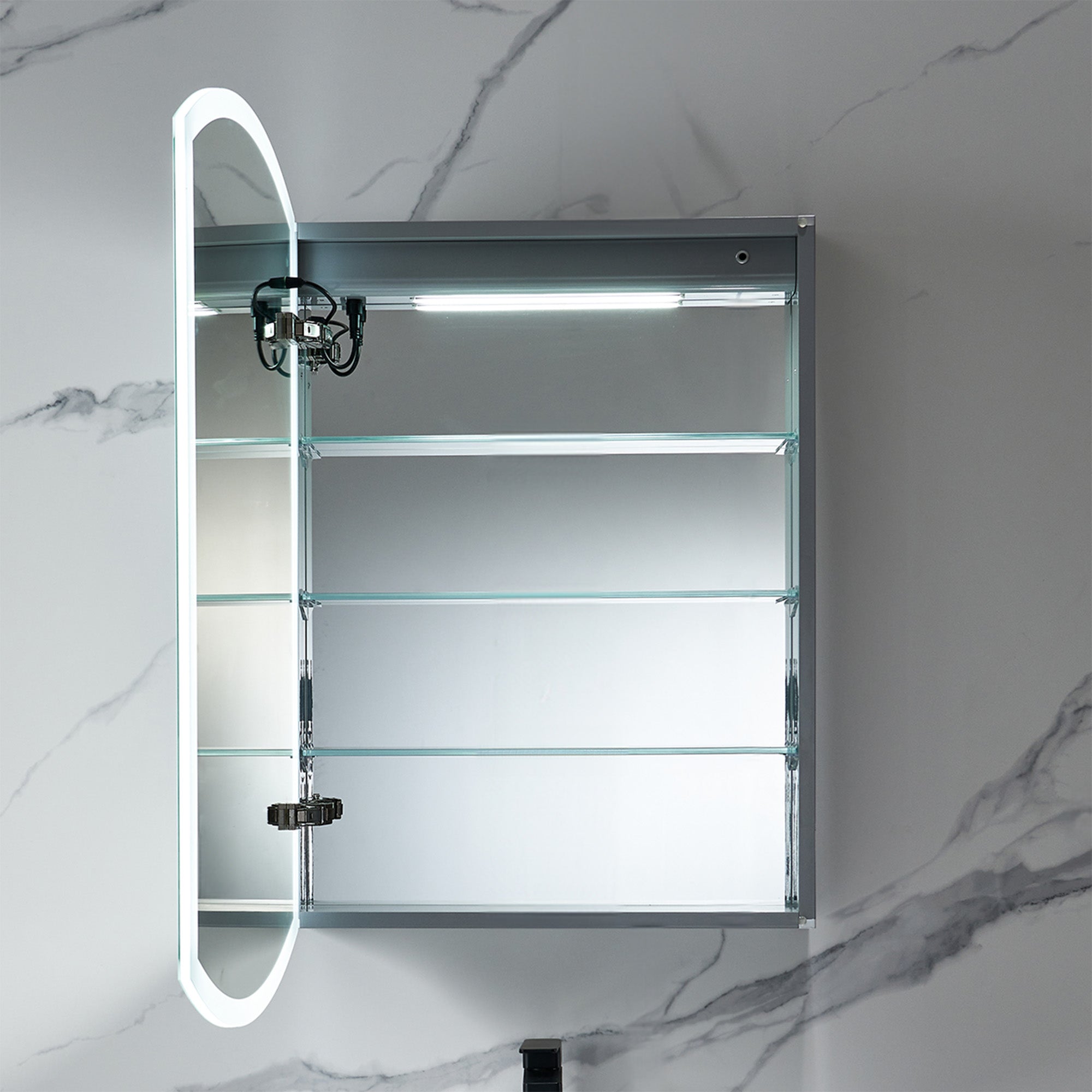 Castor LED Medicine Cabinet MCL7