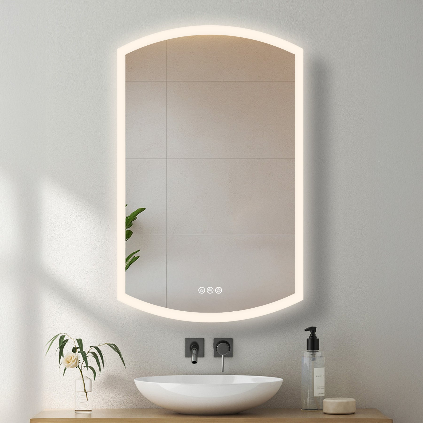 Castor LED Medicine Cabinet MCL7