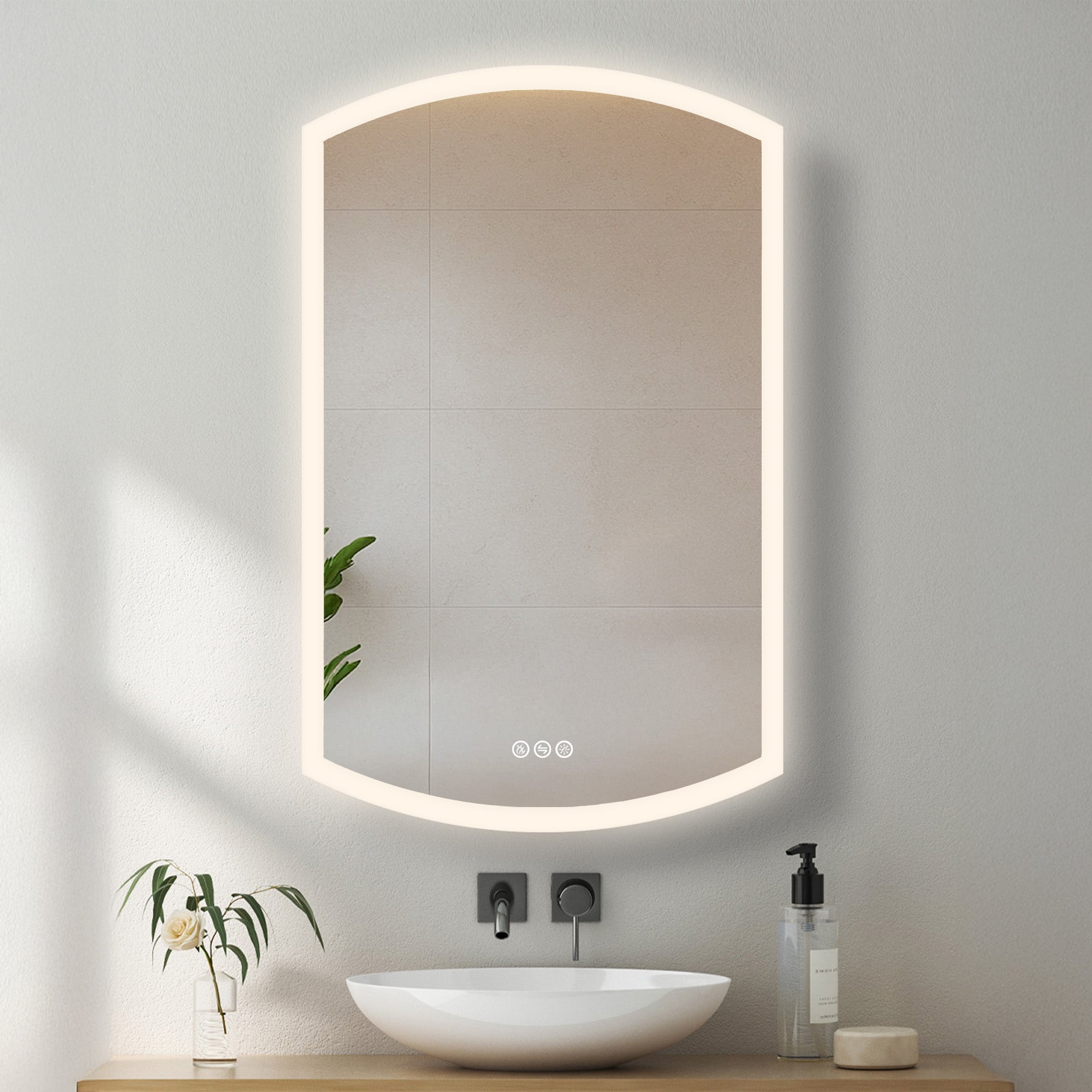 Castor LED Medicine Cabinet MCL7