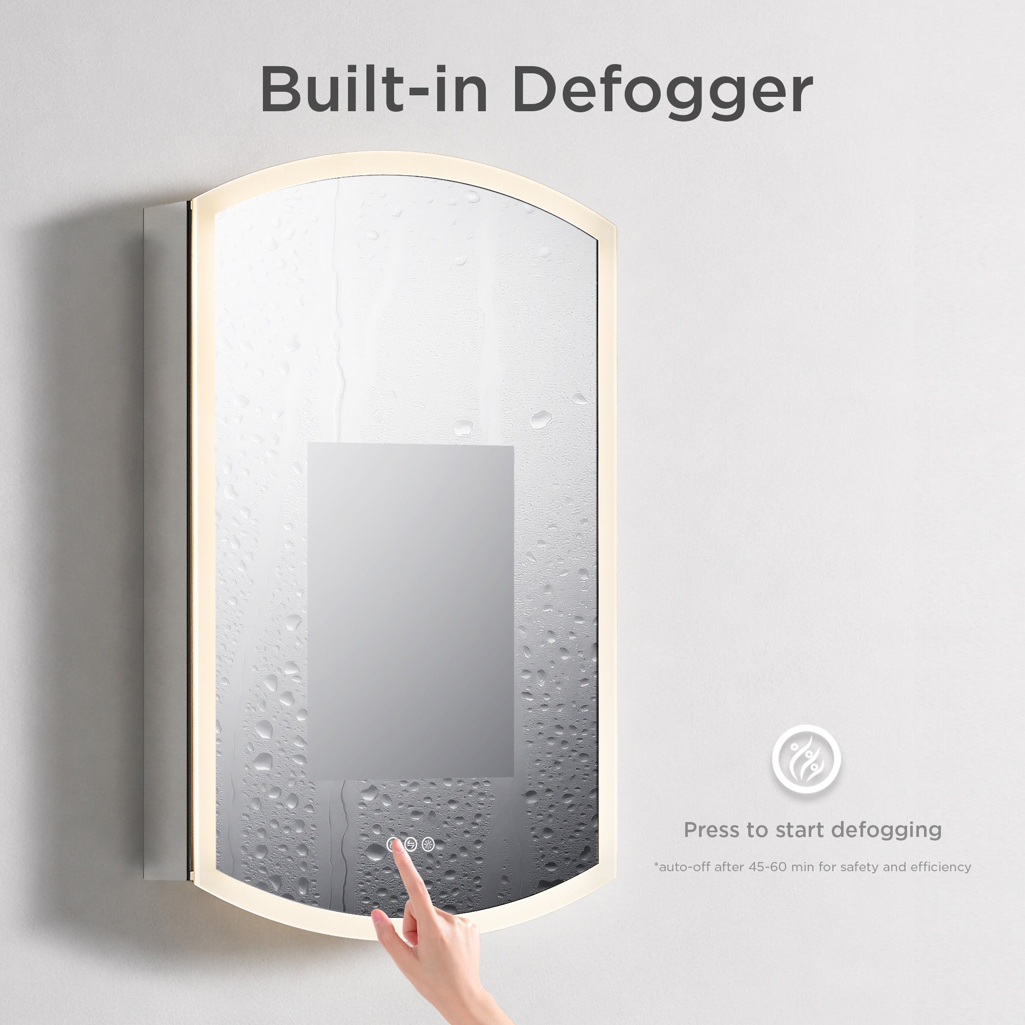Castor LED Medicine Cabinet MCL7