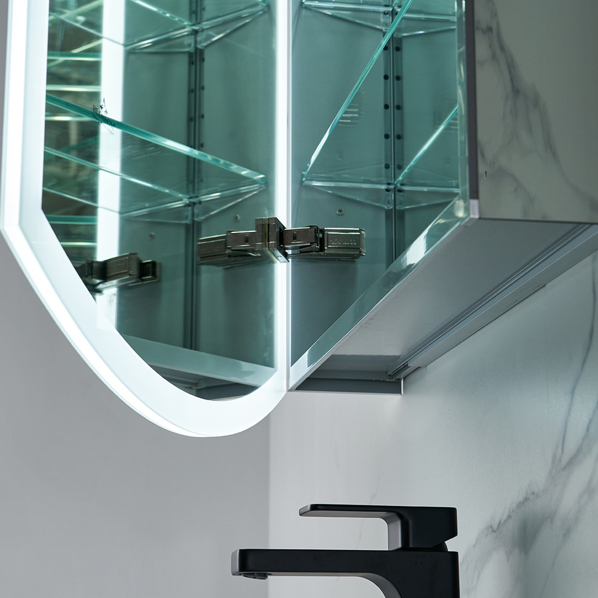 Castor LED Medicine Cabinet MCL7