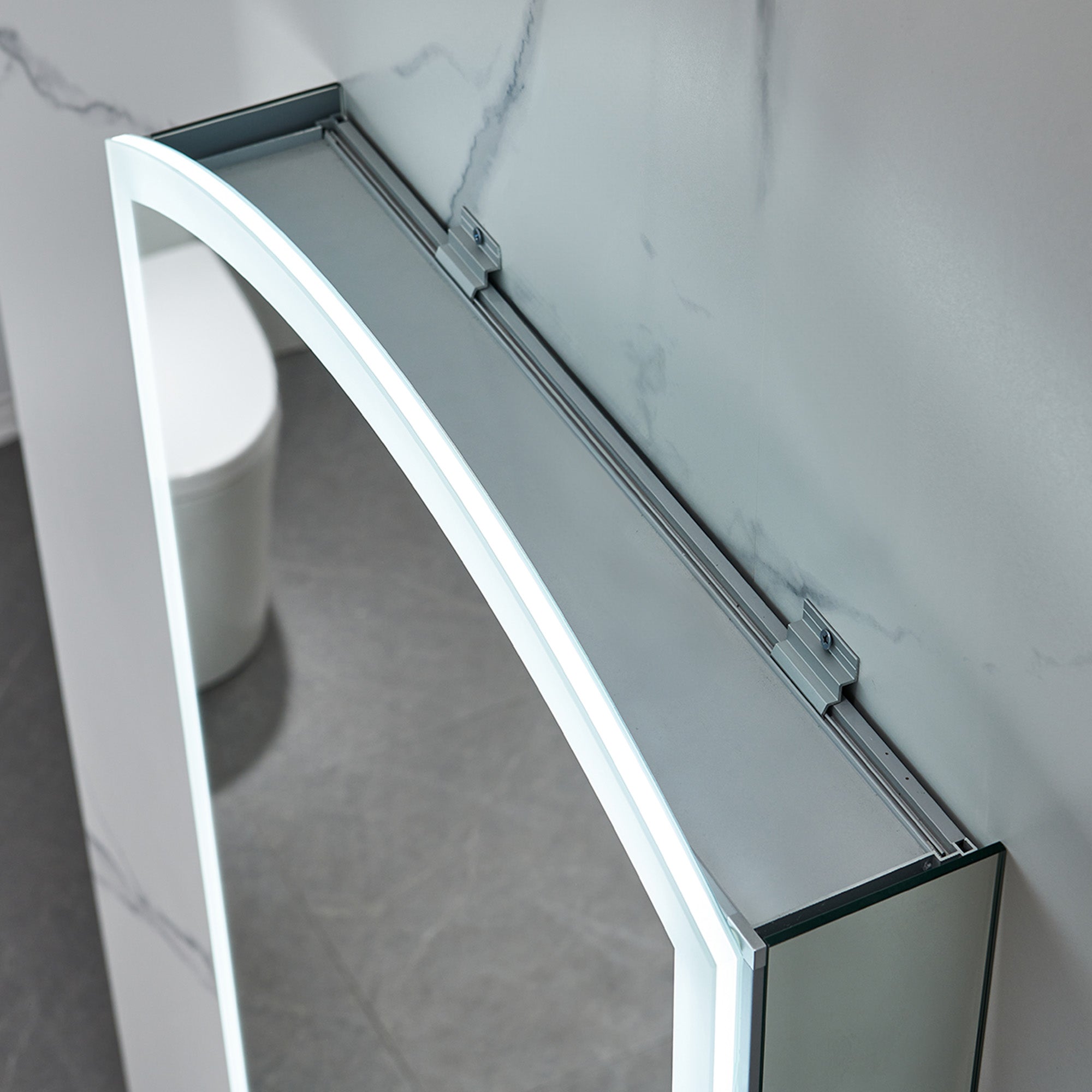 Castor LED Medicine Cabinet MCL7