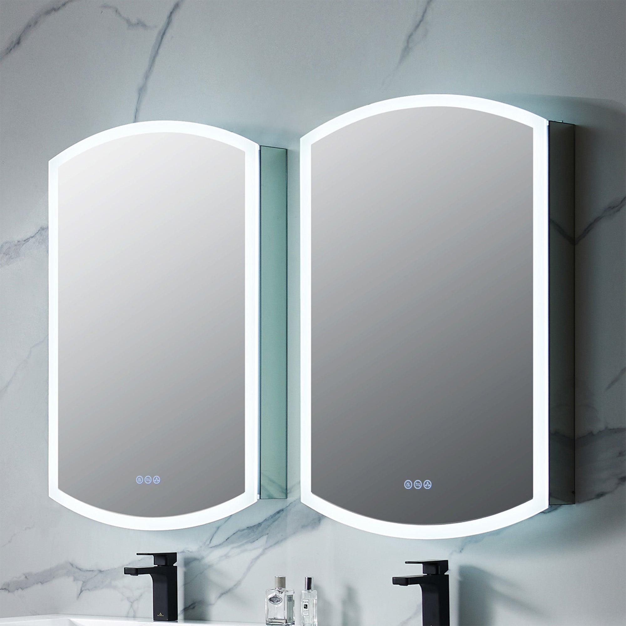 Castor LED Medicine Cabinet MCL7