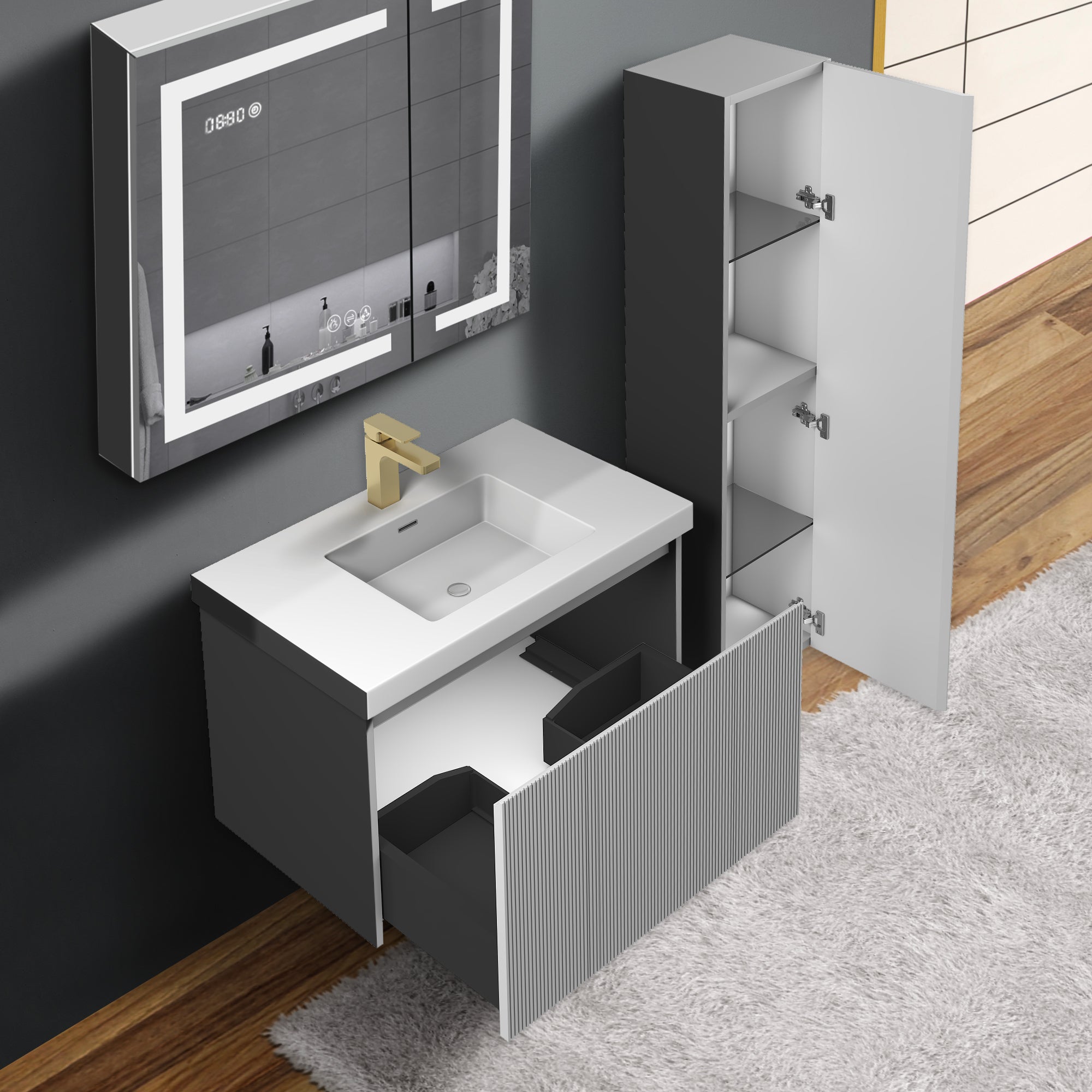 Positano 12" Side Cabinet