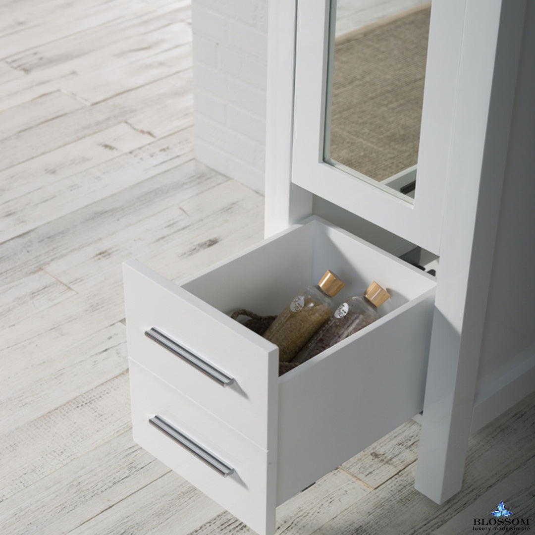 Sydney 15 Inch Mirror Linen Cabinet