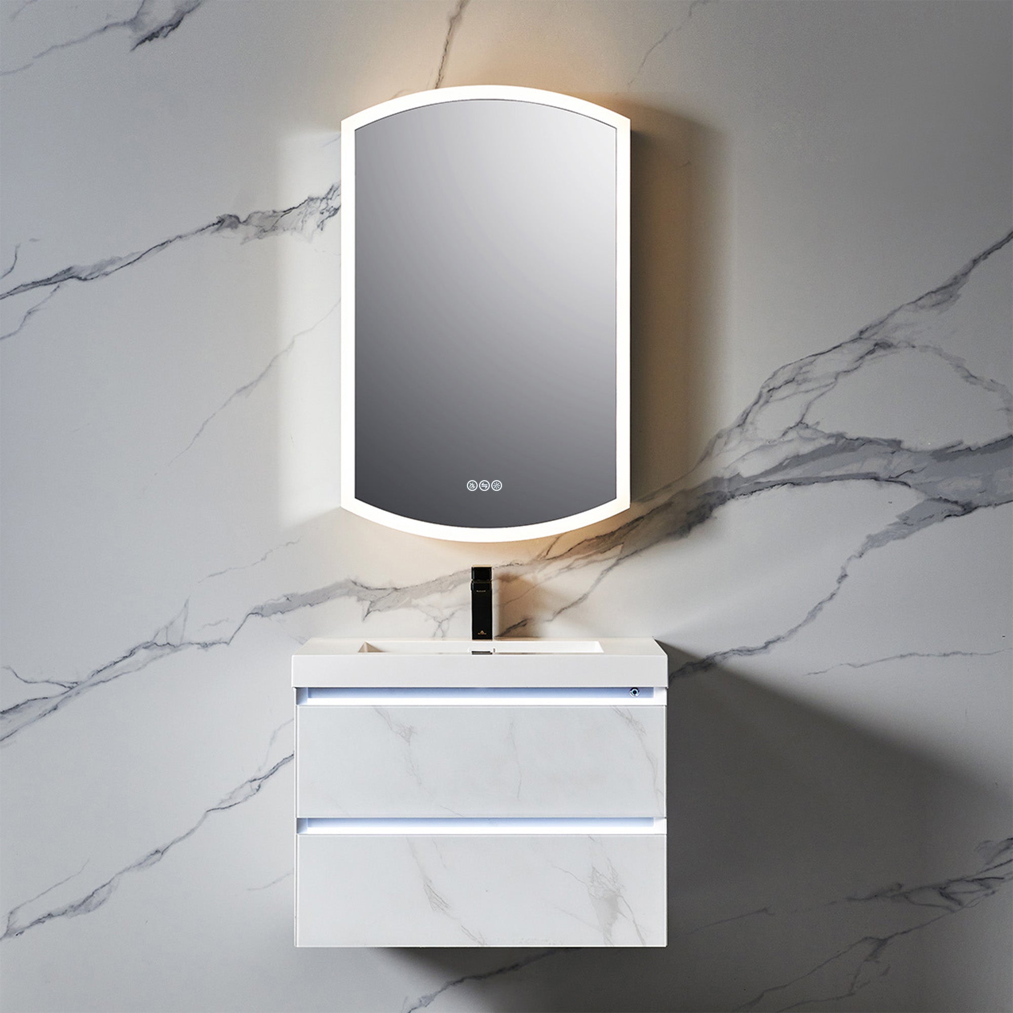 ETL Certified LED Medicine Cabinet with Defogger, Adjustable